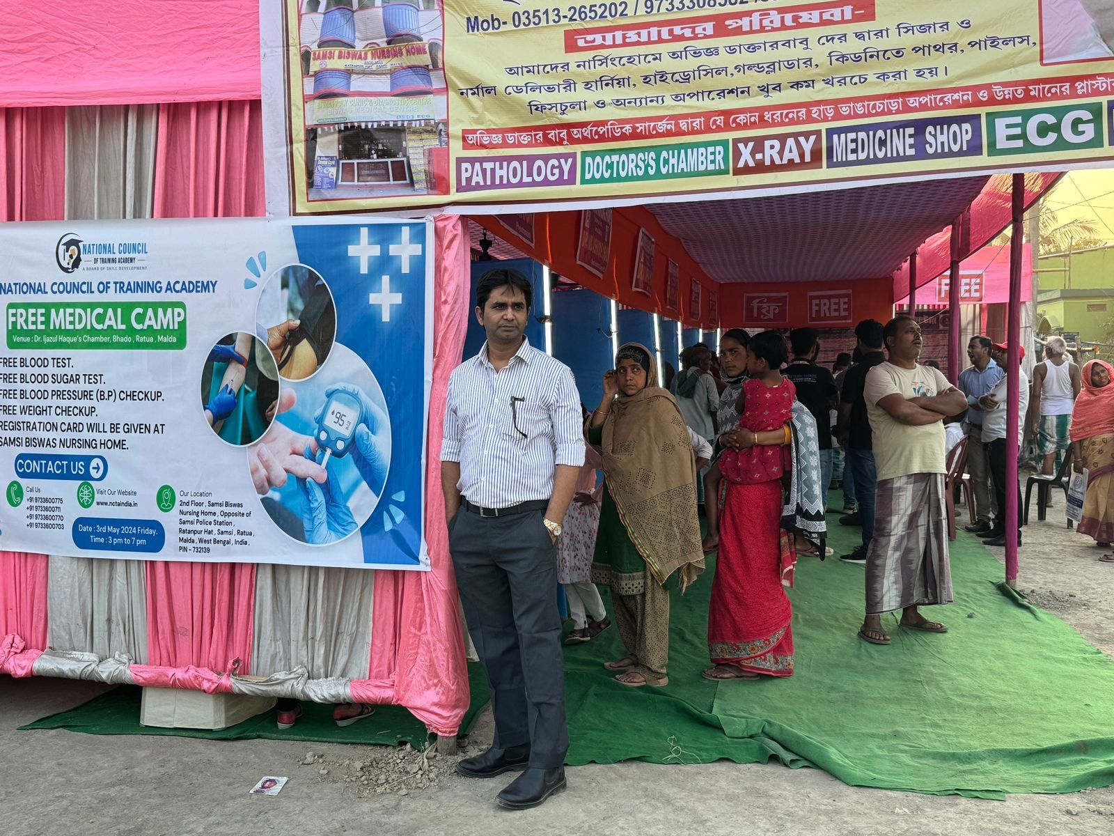 NCTA INDIA ORGANIZED FREE MEDICAL CAMP